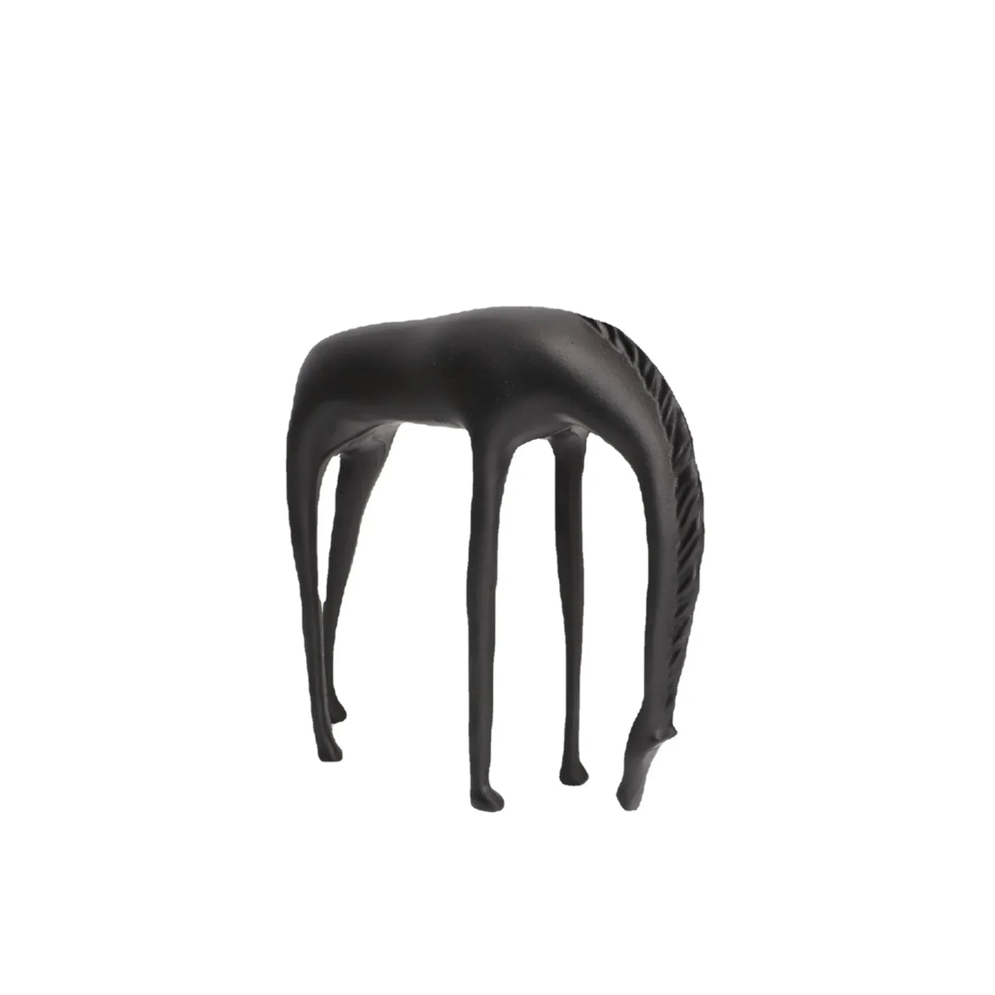 DecorBites™ Abstract Horse Iron Sculpture - Metal Animal Figurine for Home Decor