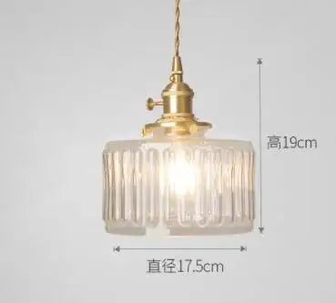 DecorBites™ Blue Glass Pendant Lights for Bedroom Dinning Living Room