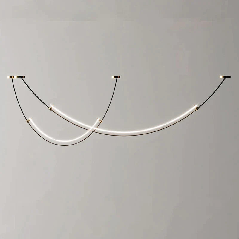 DecorBites™ Designer Arc Line Restaurant Lighting Chandelier
