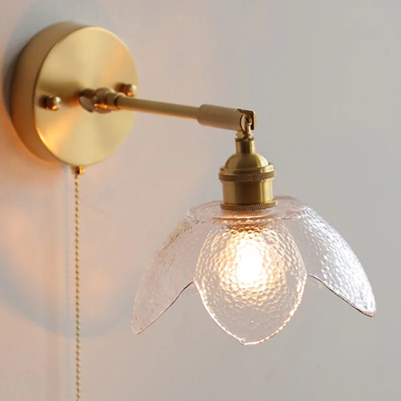 DecorBites™ LED Glass Wall Light Fixture Up Down Rotate Modern Living Room Bar