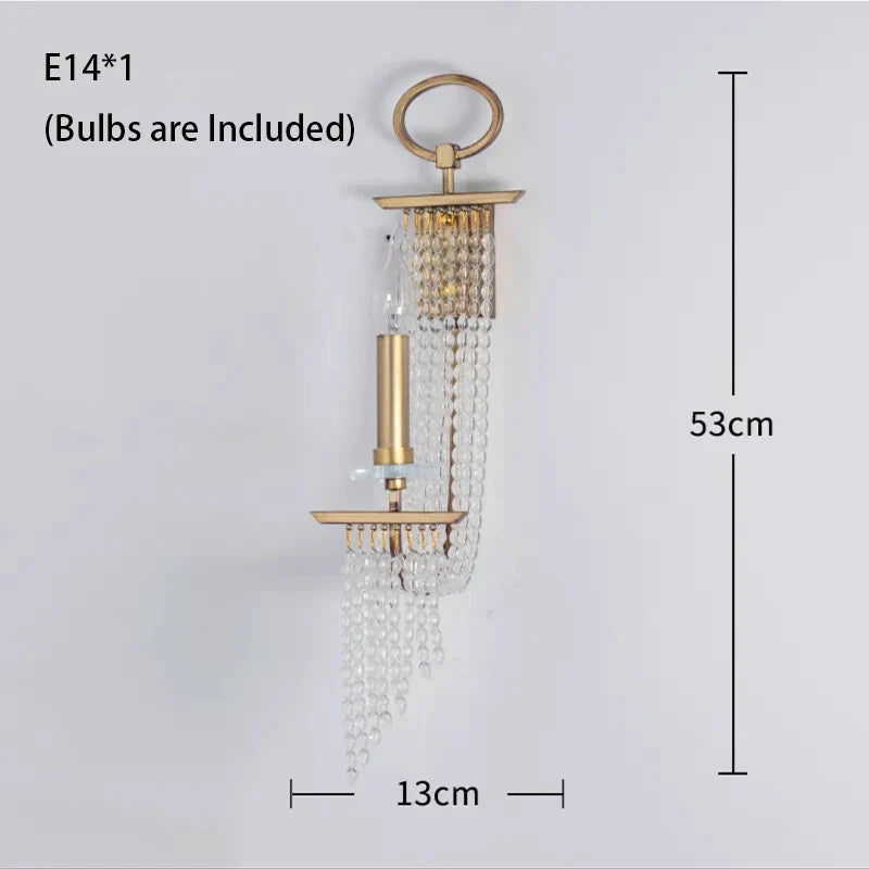 DecorBites™ Crystal Chandelier: Luxury Hanging Lamp for Romantic Indoor Decor