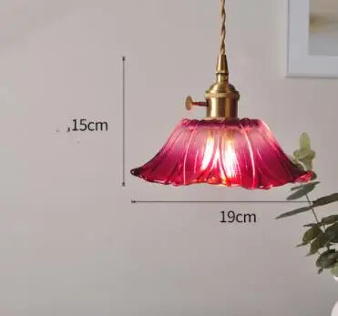 DecorBites™ Blue Glass Pendant Lights for Bedroom Dinning Living Room