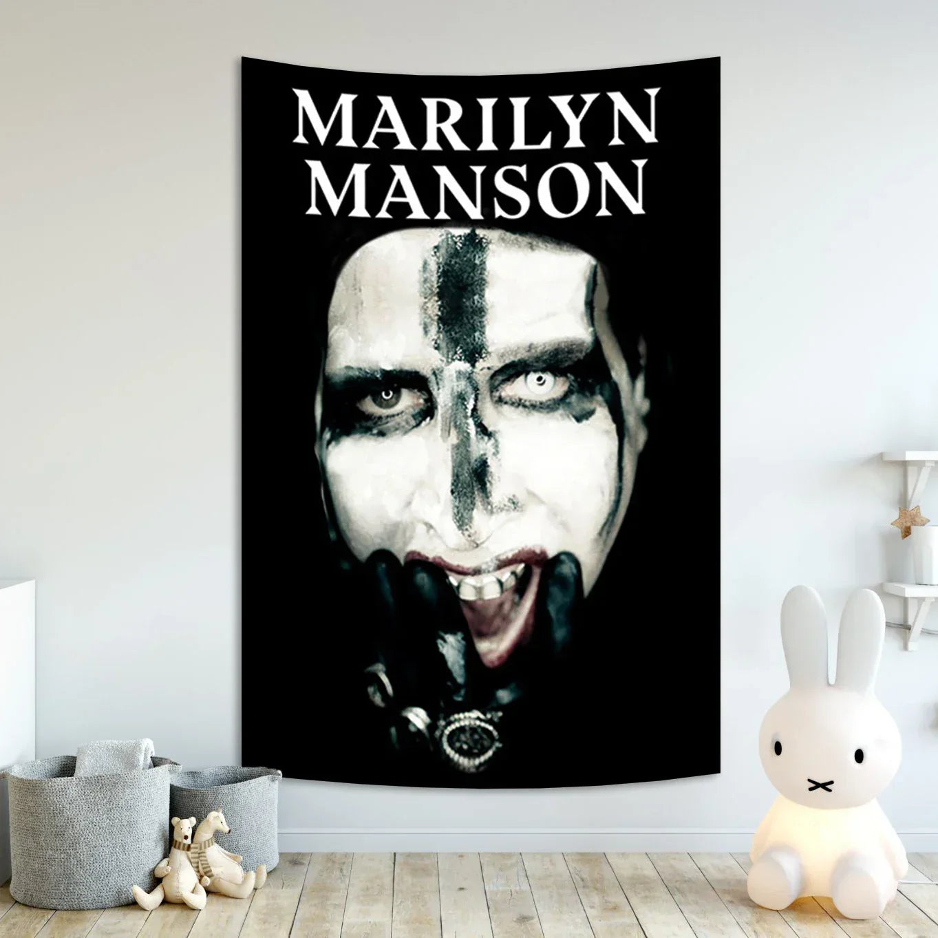 DecorBites™ Baphomet Poster Tapestry Satanist Home Room Decor