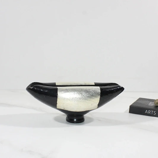 DecorBites™ Elliptic Resin Flower Pot Vase Home Decor Floral Arrangement Accessories