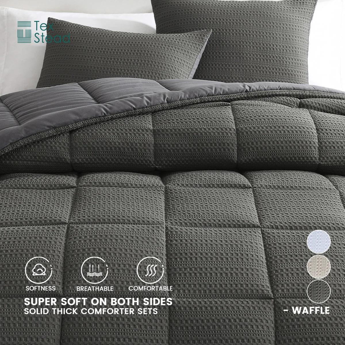 DecorBites™ All Season Bed Comforter for Winter Warmth, Machine Washable