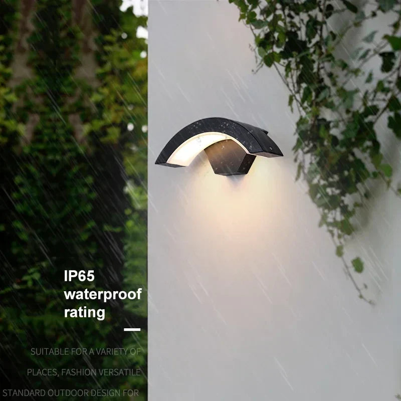 DecorBites™ LED Waterproof Outdoor Wall Lights Sensor Lamp for Porch Garden Balcony