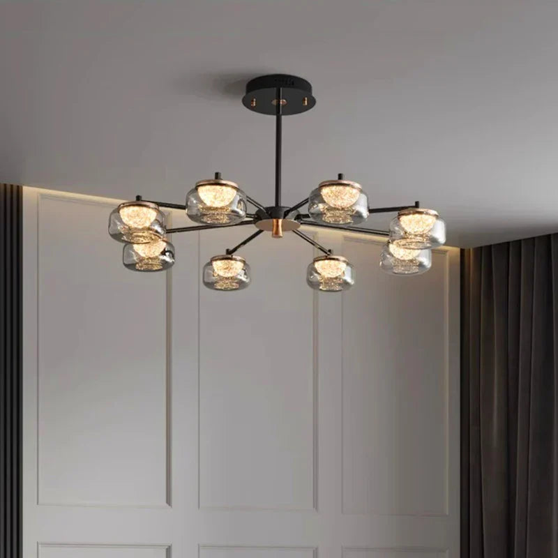 DecorBites™ LED Chandelier Lighting for Living, Bedroom, Dining Room - Pendant Lamp Fixture