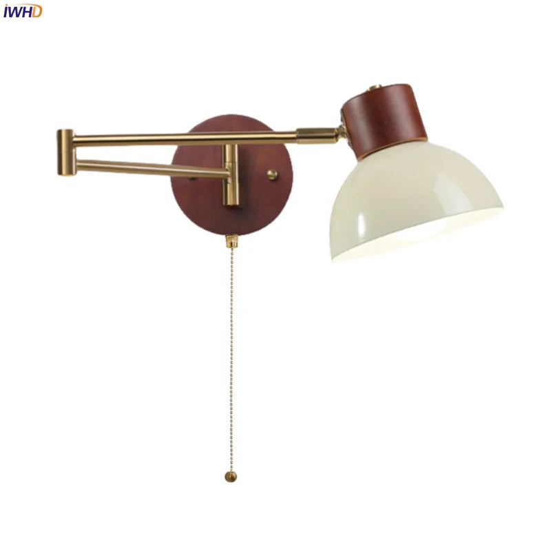 DecorBites™ Creamy Iron LED Wall Lamp Bedroom Living Room Bathroom Mirror Stair Light