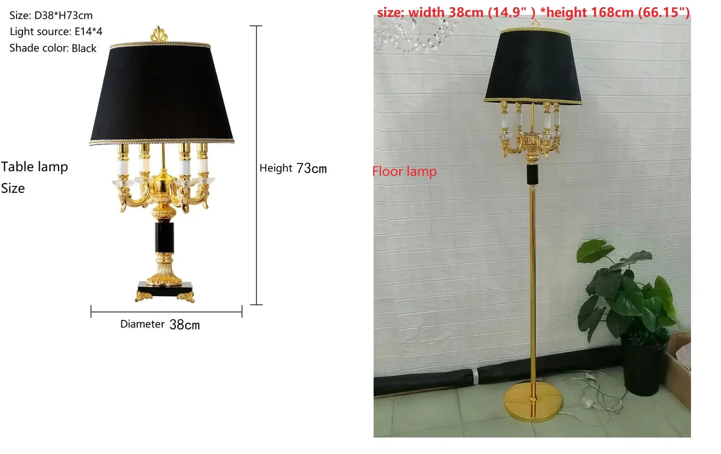 DecorBites™ Crystal Black Table Lamp - Modern Luxury Bedroom Decor
