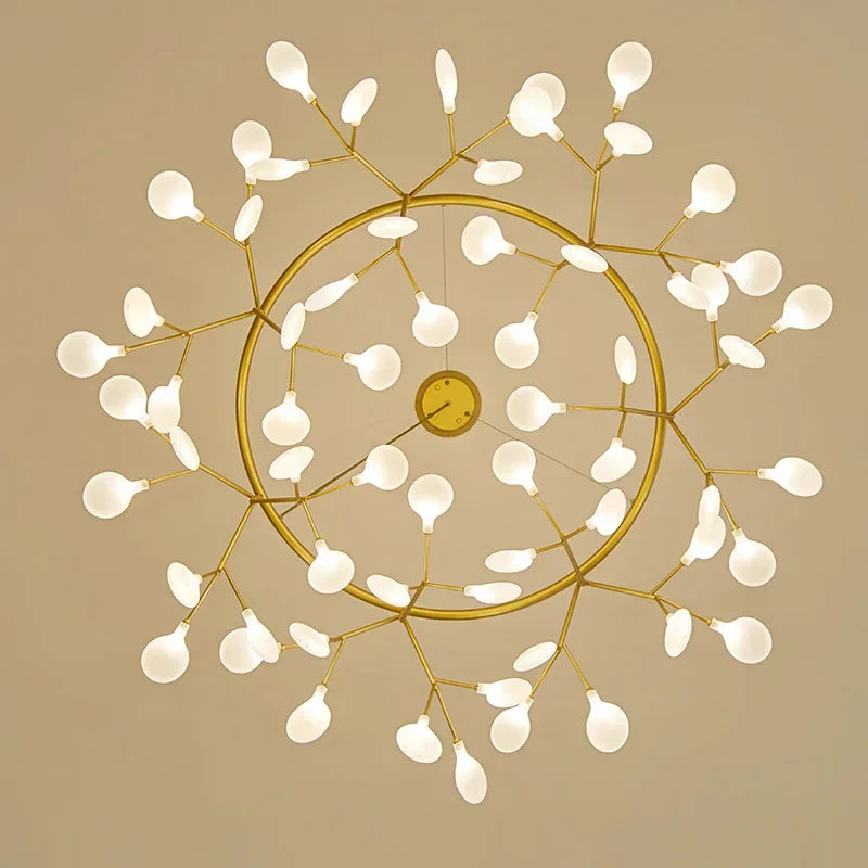 2024 DecorBites™ Nordic Firefly LED Chandelier - Ideal for Living Room, Bedroom, Dining Room