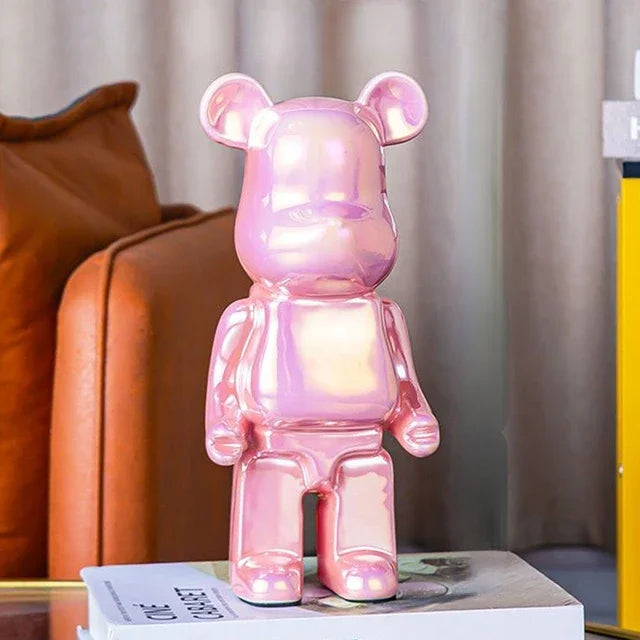 DecorBites™ Bear TV Cabinet Sculpture Decor Piggy Bank, Home Decoration Art Statue