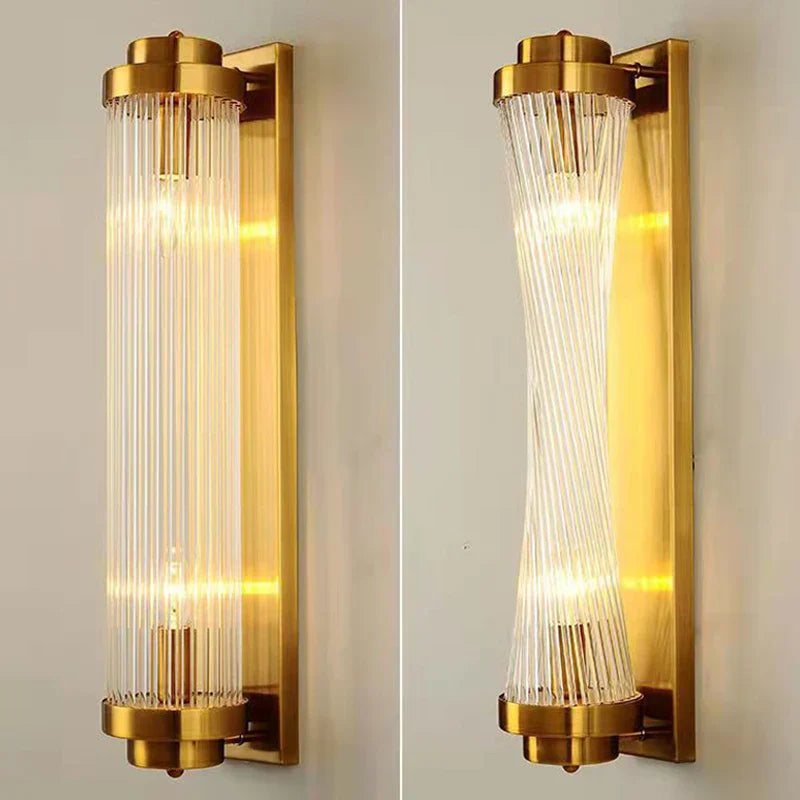 DecorBites™ Crystal LED Wall Lamp Modern Indoor Lighting for Bedroom Living Room Corridor Entryway