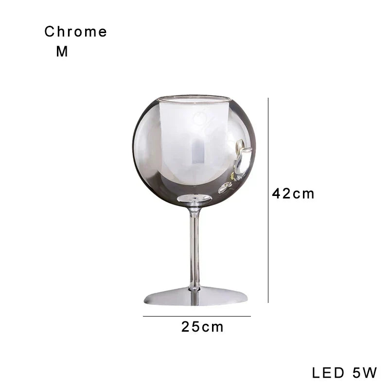 DecorBites™ Glass Gold Table Lamp: Luxury Designer Desk Light for Elegant Living Spaces