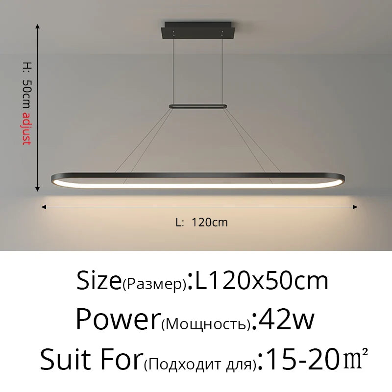 DecorBites™ LED Chandelier Pendant Light for Kitchen Bedroom Dining Living Room
