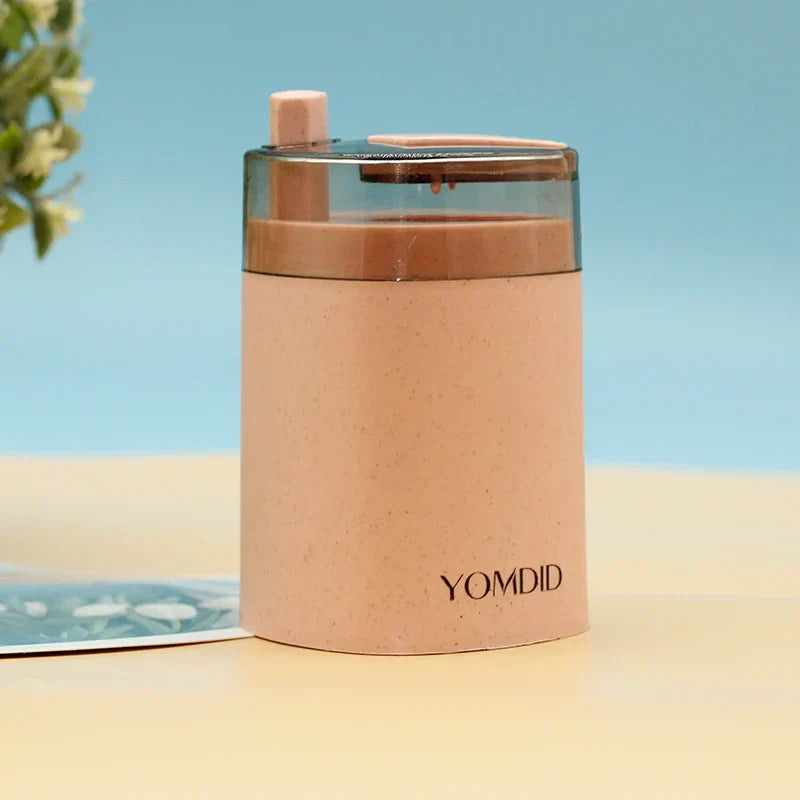 DecorBites™ Automatic Toothpick Dispenser Holder | Wheat Straw Container Push Pop-up