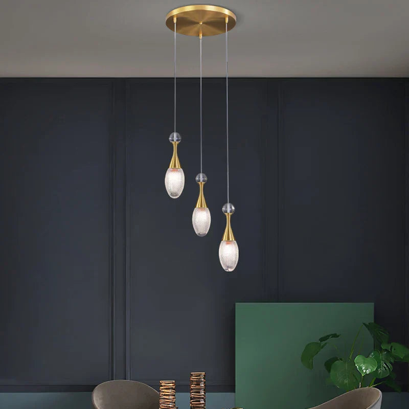 DecorBites™ LED Luxury Chandelier for Living Room Hall Dining Kitchen - Modern Double Staircase Lighting