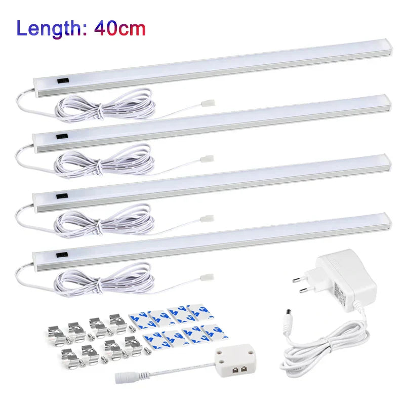 DecorBites™ LED Under Cabinet Light Hand Sweep PIR Motion Sensor Wardrobe Lamp