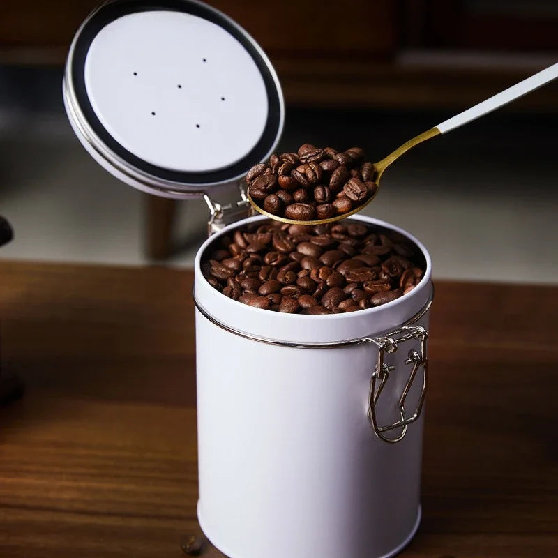 DecorBites™ Hermetic Food Storage Pots Coffee Jars Spices Containers Kitchen Organization