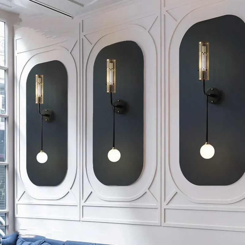 DecorBites™ LED Nordic Wall Sconce - Luxury Living Room Bedroom Decor Balcony Light