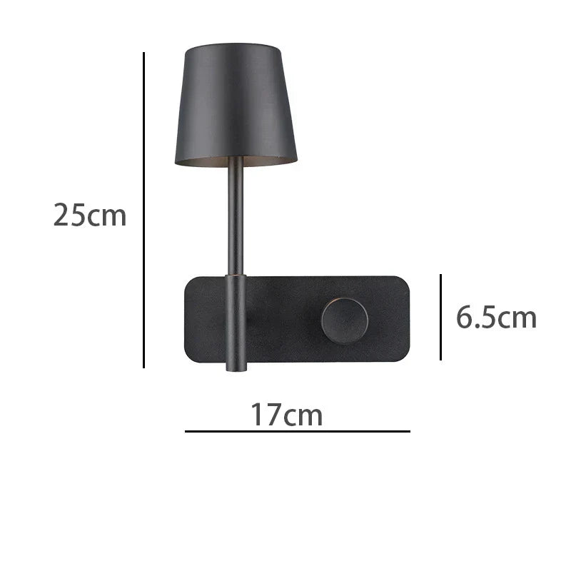DecorBites™ LED USB Wall Lamp with Switch Night Light for Study/Bedroom - Creative Design