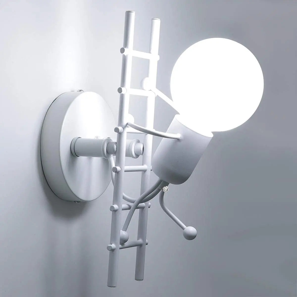 DecorBites™ Industrial LED Wall Sconce Iron Bedside Lamp Retro Loft Indoor Lighting