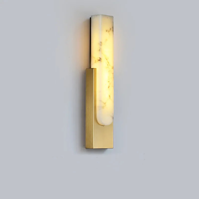 DecorBites™ 7W LED Marble Wall Lamp - Modern Nordic Gold Sconces for Stylish Indoor Lighting