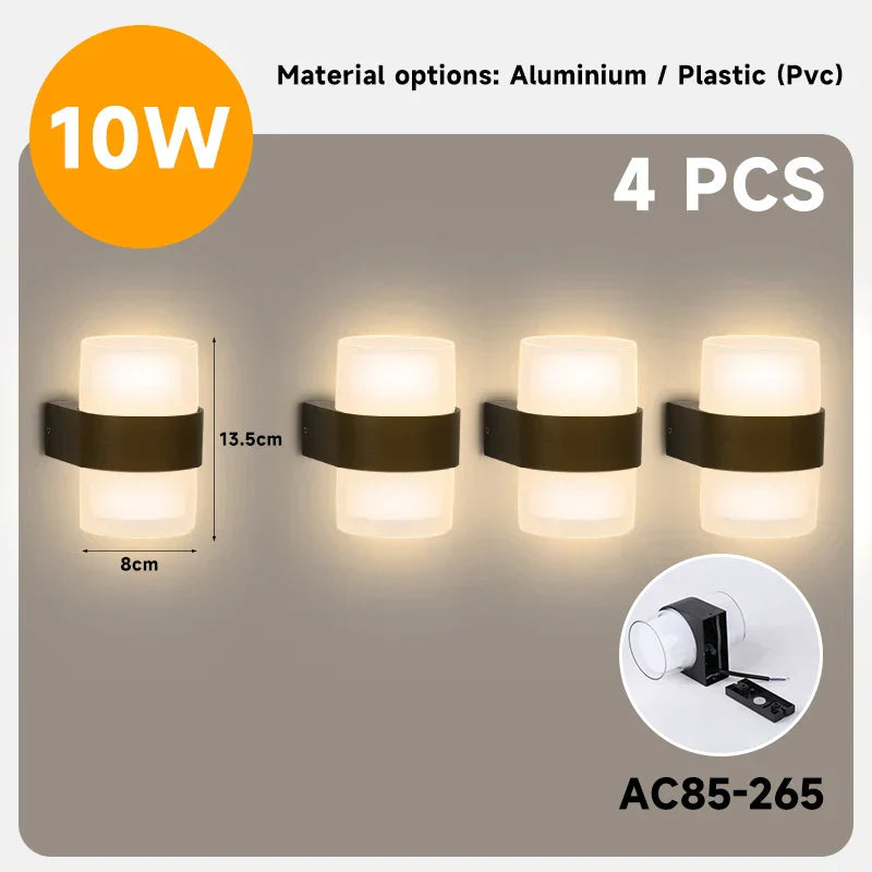 DecorBites™ LED Wall Light: Modern Interior and Exterior Luminaire for Home, Garden, Stair, Bedroom, and Terrace