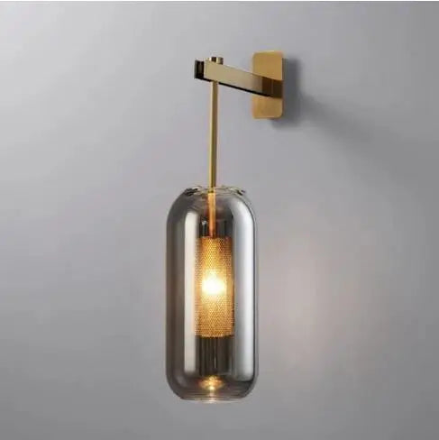 DecorBites™ Glass Wall Art Light: Modern Loft Style Decor for Living Room, Bathroom, Dining Room