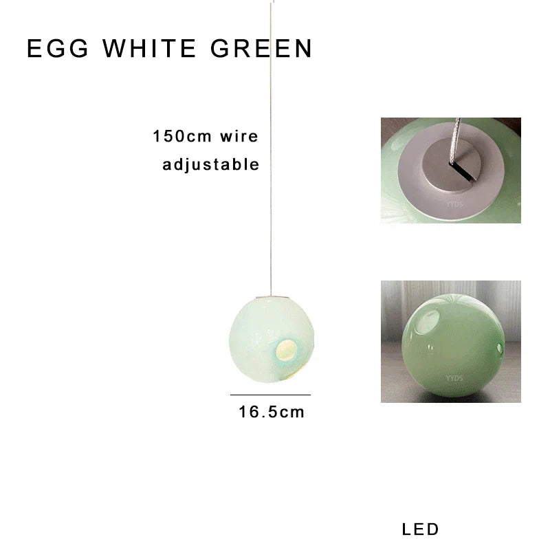 DecorBites™ Glass Ball Pendant Light: Modern Handmade Boho Sputnik Fixture for Living Room & Dining Room