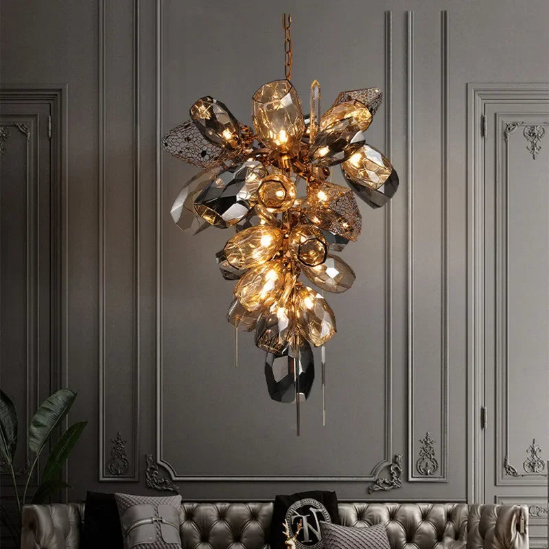 DecorBites™ Glass Shades Pendant Light Luxury Dining Lamp Indoor Decor Lighting