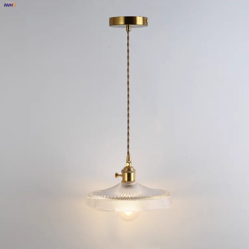 DecorBites™ Clear Glass LED Pendant Light - Modern Nordic Design - Adjustable Hanging Lamp