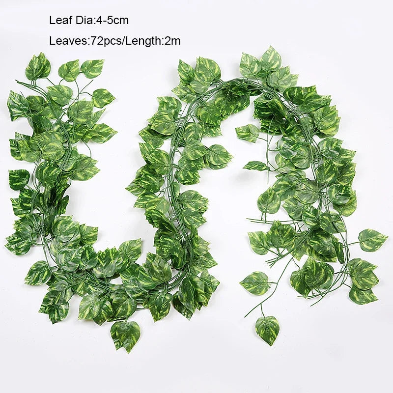 DecorBites™ 12pcs 2.2M Ivy Green Garland String Wall Decoration Artificial Plants
