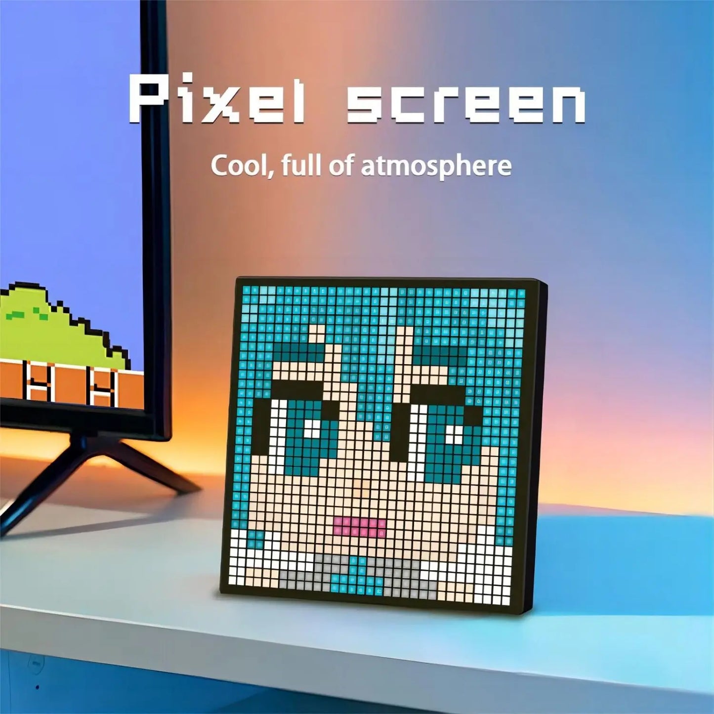 DecorBites™ 32X32 LED Pixel Display Screen for Gaming Decoration and Business Advertisement