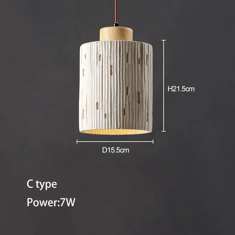 DecorBites™ Concrete High Pendant Chandelier for Bedroom, Restaurant, and Bar