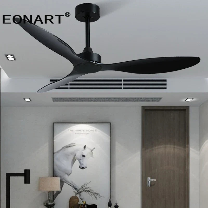 DecorBites™ 52" Fashion Plastic Blade Ceiling Fan with Lamp and Remote Control