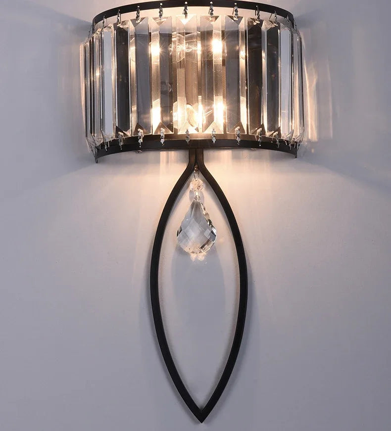 DecorBites™ Crystal LED Wall Lamp for Living Room Bedroom Corridor Sconce