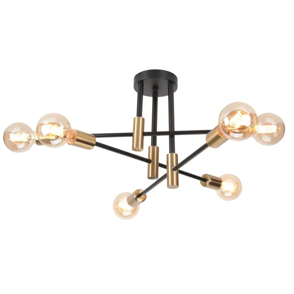 DecorBites™ LED Sputnik Chandelier Ceiling Light Fixtures for Bedroom Living Room