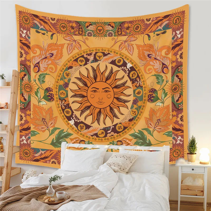 DecorBites™ Bohemian Decorative Tapestry Yoga Mat Sofa Blanket