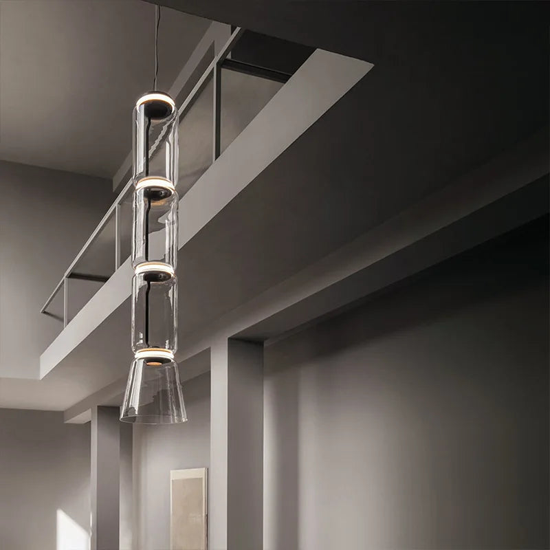 DecorBites™ Glass LED Pendant Light - Stylish and Modern Illumination for Various Spaces