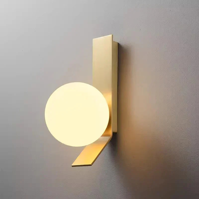 DecorBites™ Glass Ball Nordic Wall Lamp for Living Room Bedside Study Balcony