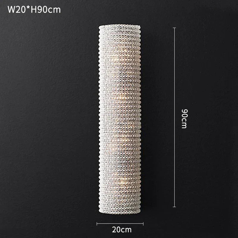 DecorBites™ Crystal Loft Chandelier: Modern Luxury Circle Pendant Lamp for Living Room Lighting