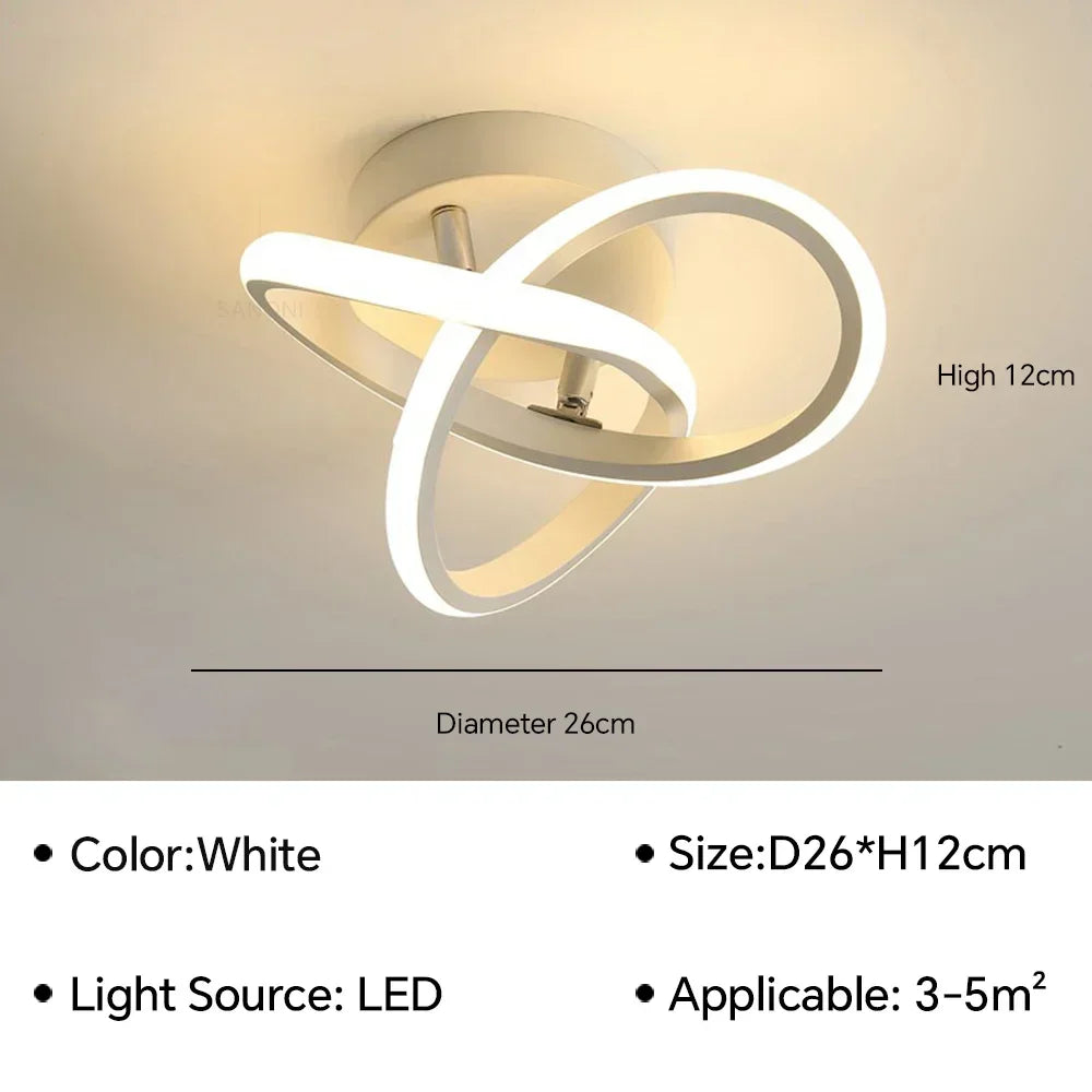 DecorBites™ LED Chandelier Modern Ceiling Lamp for Living Dining Bedroom Home Lighting