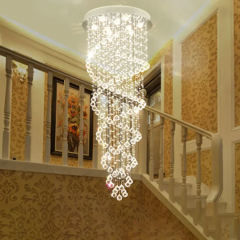 DecorBites™ Crystal LED Ceiling Chandelier: Elegant Lighting for Home Decor & Living Spaces