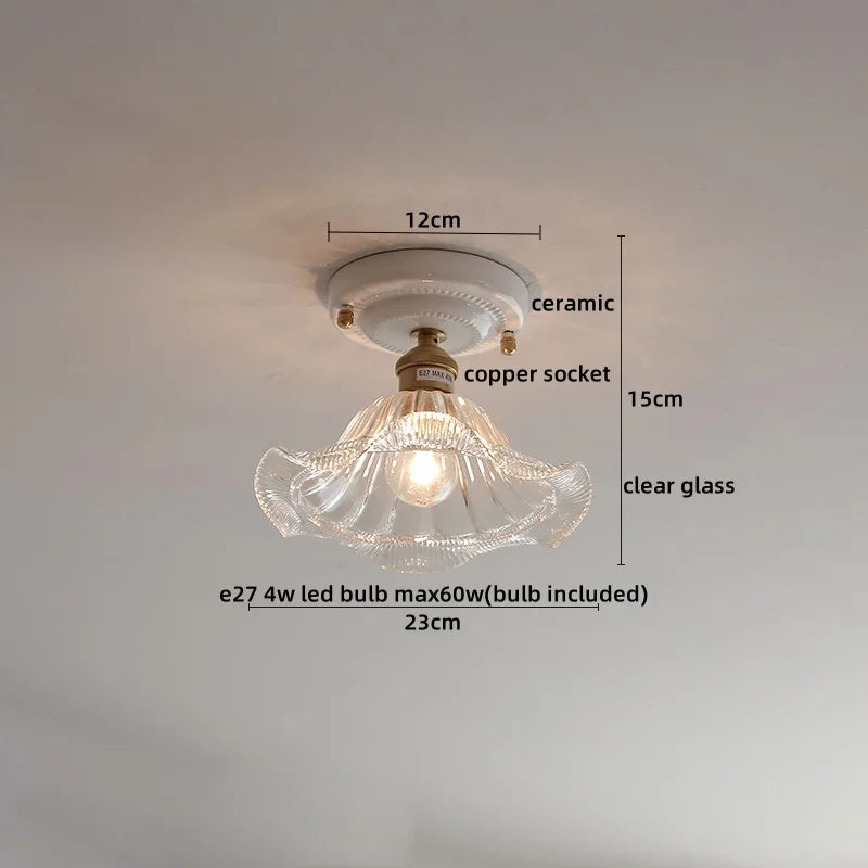DecorBites™ Ceramic LED Ceiling Light for Modern Home Decor & Lighting