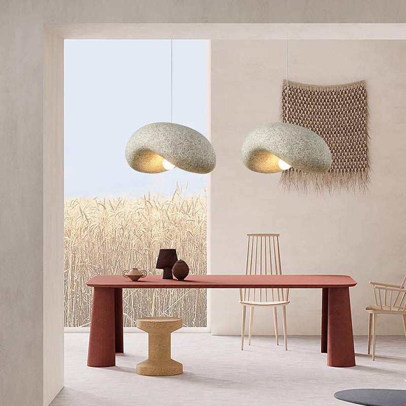 DecorBites™ Cream Style LED Chandelier for Home Decor - Nordic Minimalist Wabi Sabi Design