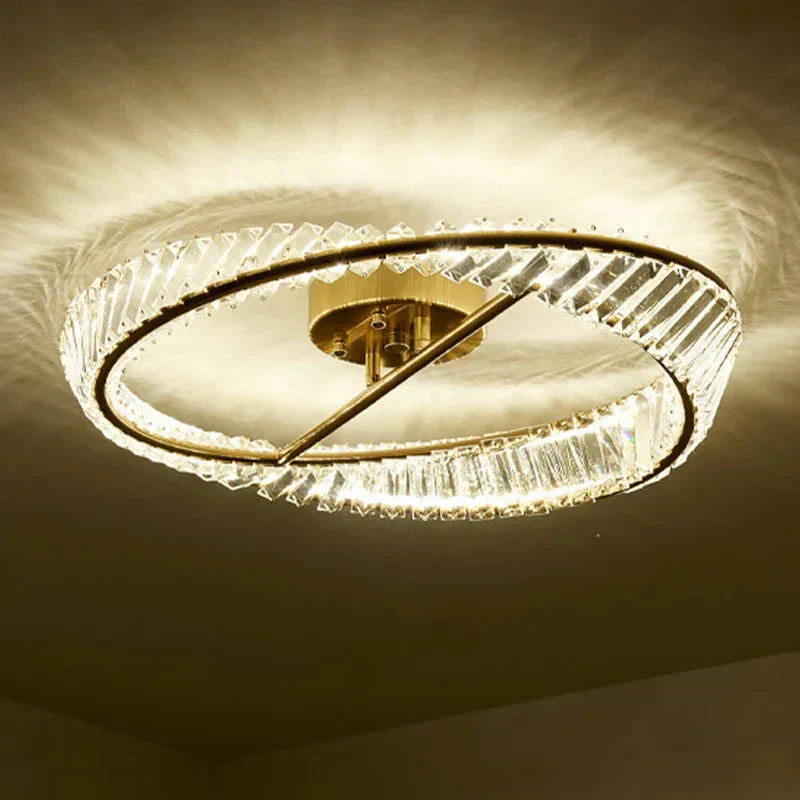 DecorBites™ Crystal LED Ceiling Lights: Modern Luxury Kitchen Dining Room Lighting