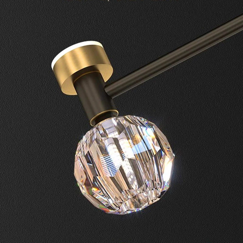 DecorBites™ Crystal Chandelier Luxury Pendant Light for Living and Dining Room