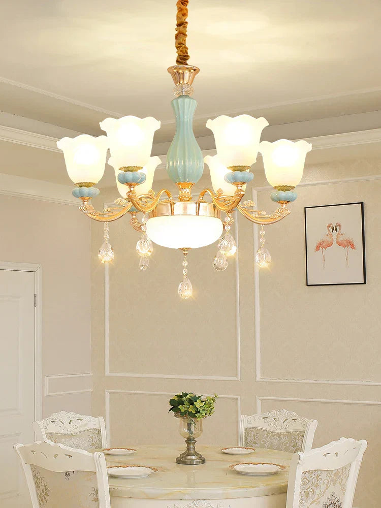 DecorBites™ Luxe European Chandelier for Living Room, Bedroom, Dining Hall - Modern, Elegant Design