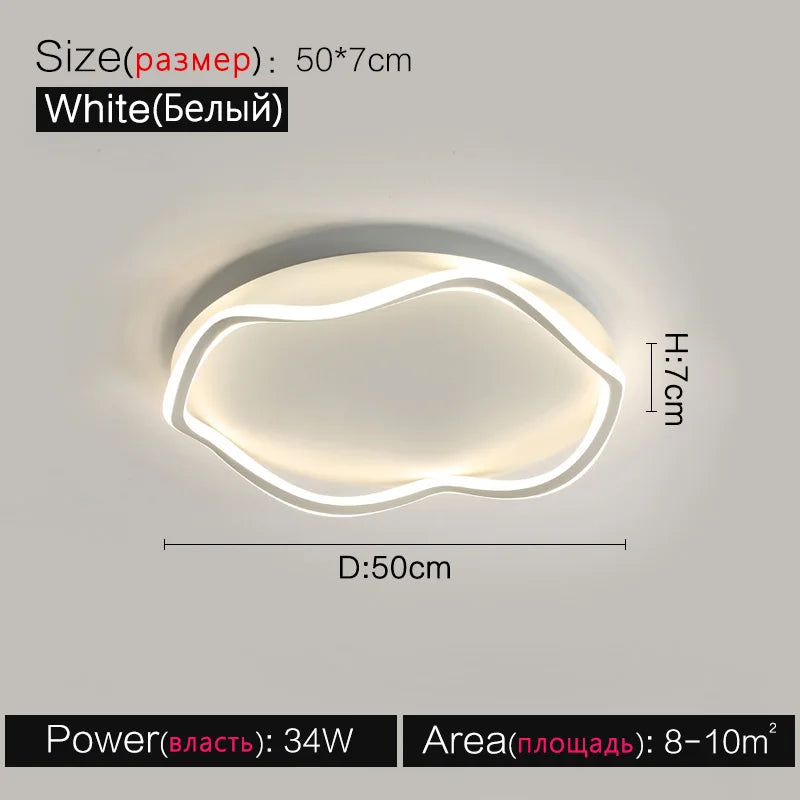 DecorBites™ Bedroom Ceiling Lamps: Modern LED, Master Bedroom Minimalist, Ins Style