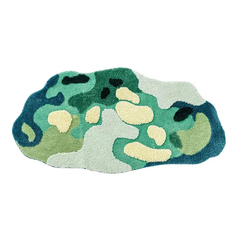 DecorBites™ Luxe 3D Hand Tufted Moss Carpet - Children's Room Irregular Rug